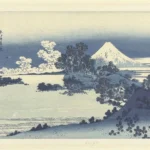 Katsushika Hokusai Katsushika het Strand van Shichiri Ga Hama in de Provincie Sagami Poster 1830–1834 Wall Art Painting