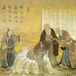 Katsushika Hokusai Katsushika Turtle As a Symbol of Longevity Poster 1830 Wall Art Painting