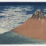 Katsushika Hokusai South Wind Clear Dawn (Gaifû Kaisei) From the Thirty Six View of Mount Fuji (Fugaku Sanjurokkei) Poster 1830–1833 Wall Art Painting