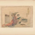 Katsushika Hokusai Kusatsu Km to Ōtsu Poster 1849 Wall Art Painting