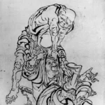 Katsushika Hokusai Drawing 18th 19th Poster 1830 Wall Art Painting