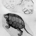 Katsushika Hokusai Drawings 18th 19th Poster 1830 Wall Art Painting