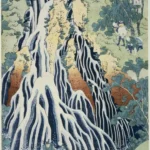 Katsushika Hokusai Falls of Kirifuri at Mt Kurokami Shimotsuke Province Circa Poster 1832 Wall Art Painting