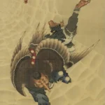 Katsushika Hokusai Great Tengu (Long Nosed Goblin) Poster 1839 Wall Art Painting