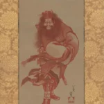 Katsushika Hokusai Hanging Scroll Dated (1847) Poster Wall Art Painting