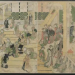 Katsushika Hokusai Illustrated Book Ca (1804) Poster Wall Art Painting
