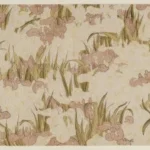 Katsushika Hokusai White and Purple Irises 1800s Poster 1849 Wall Art Painting