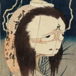 Katsushika Hokusai The Lantern Ghost Iwa Poster 1831–1832 Wall Art Painting