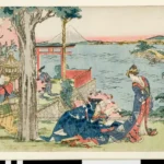 Katsushika Hokusai Woodcut Poster 1806 Wall Art Painting