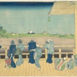 Katsushika Hokusai 冨嶽三十六景 五百らかん寺さざゐどう Sazai Hall at the Temple of the Five Hundred Arhats (Gohyaku Rakanji Sazaidō) Fro Poster 1830 Wall Art Painting