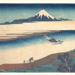 Katsushika Hokusai 冨嶽三十六景 武州玉川 Tama River in Musashi Province (Bushū Tamagawa) From the Thirty Six Views of Moun Poster 1830–1833 Wall Art Painting