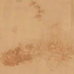 Leonardo da Vinci A Branch of Blackberry and a Stem of Bird's Foot Trefoil Poster 1506–1512 Wall Art Painting