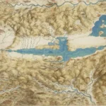 Leonardo da Vinci A Map of the Valdichiana C 6 1503 Poster PrintOvly