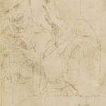 Leonardo da Vinci A Satire on Aged Lovers 1490 Poster PrintOvly