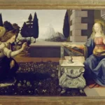 Leonardo da Vinci Annunciation Around Poster 1472 Wall Art Painting