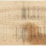 Leonardo da Vinci Codex Atlanticus Folio 706 Poster 1478–1519 Wall Art Painting