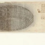 Leonardo da Vinci Codex Atlanticus Folio 710 Poster 1478–1519 Wall Art Painting