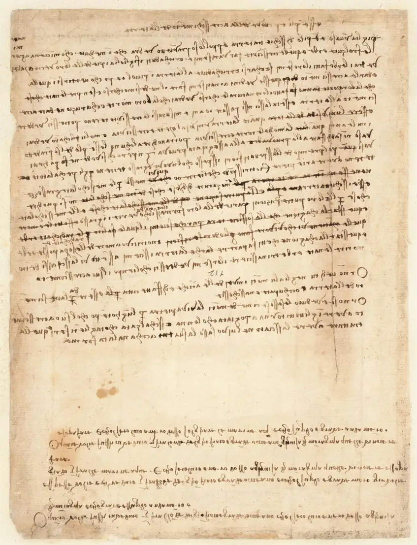 Leonardo da Vinci Codex Atlanticus, folio 715 r Leonardo da Vinci Codex Atlanticus Folio 715 Poster 1478–1519 Wall Art Painting - Image 1