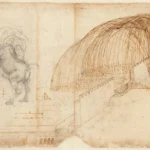 Leonardo da Vinci Codex Atlanticus Folio 72 Poster 1478–1519 Wall Art Painting