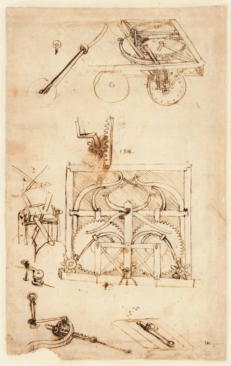 Leonardo da Vinci Codex Atlanticus, folio 812 r Leonardo da Vinci Codex Atlanticus Folio 812 Poster 1478–1519 Wall Art Painting - Image 1