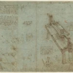 Leonardo da Vinci Codex Atlanticus Folio 2 Poster 1478–1519 Wall Art Painting