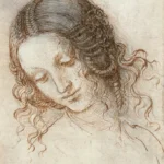 Leonardo da Vinci Head of Leda C Poster 1504 Wall Art Painting