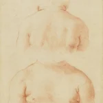 Leonardo da Vinci The Bust of a Child From Front and Back Poster 1500 Wall Art Painting
