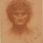 Leonardo da Vinci The Bust of a Man Poster 1510 Wall Art Painting