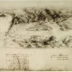 Leonardo da Vinci Windsor Rl12682 Poster 1502 Wall Art Painting