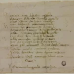 Michelangelo Qui si Fa Elmi (Sonnet & Sketch) 1497 Poster PrintOvly