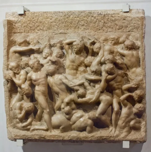 Michelangelo Battle of the Centaurs 1490 Poster PrintOvly