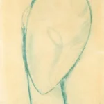 Amedeo Modigliani Tête de Femme Head of a Woman Poster 1913 Wall Art Painting