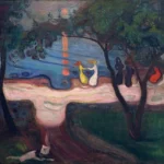 Edvard Munch From Národni Galerie Prague Czech Republic 1900 Poster PrintOvly