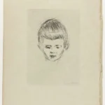 Edvard Munch Portret van Andreas Schwarz 1906 Poster PrintOvly