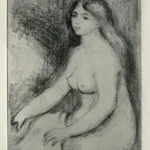 Pierre-Auguste Renoir Baigneuse Assise Poster 1841–1919 Wall Art Painting