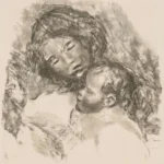 Pierre-Auguste Renoir Motherhood Poster 1841–1919 Wall Art Painting