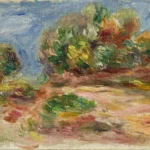 Pierre-Auguste Renoir Landscape of Cagnes Poster 1885 Wall Art Painting