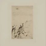 Pierre-Auguste Renoir On the Beach at Berneval Poster 1885 Wall Art Painting