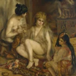 Pierre-Auguste Renoir Parisiennes in Algerian Costume Or Harem Poster 1872 Wall Art Painting