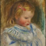 Pierre-Auguste Renoir Portrait of Coco (Claude Renoir) Poster 1885 Wall Art Painting