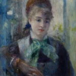 Pierre-Auguste Renoir Portrait of Nini Lopez Poster 1876 Wall Art Painting