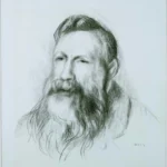 Pierre-Auguste Renoir Portrait of Rodin Undated Poster 1910 Wall Art Painting