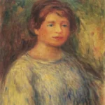 Pierre-Auguste Renoir Portrait of a Woman Poster 1874 Wall Art Painting