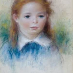 Pierre-Auguste Renoir Retrato de Una Niña Poster 1880 Wall Art Painting