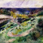 Pierre-Auguste Renoir Road at Wargemont Poster 1879 Wall Art Painting