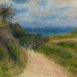 Pierre-Auguste Renoir Road to Berneval Poster 1880 Wall Art Painting