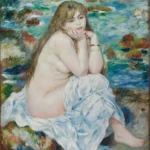 Pierre-Auguste Renoir Seated Bather Poster 1885 Wall Art Painting