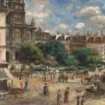 Pierre-Auguste Renoir Square of Saint Trinity in Paris Poster 1885 Wall Art Painting