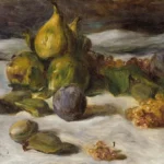 Pierre-Auguste Renoir Still Life with Fruit (Figs and Currants) Poster 1870–1872 Wall Art Painting