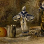 Pierre-Auguste Renoir Still Life with a Faience Figure Poster 1880 Wall Art Painting